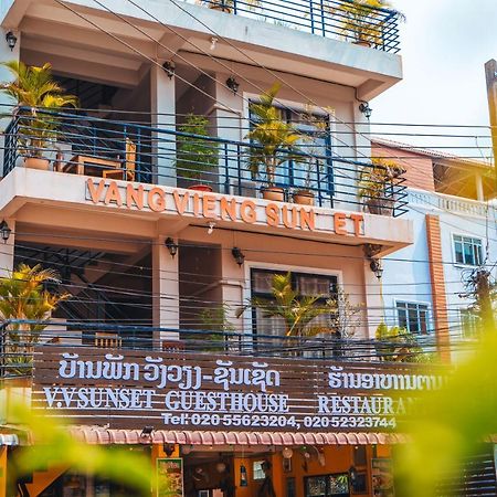 Vang Vieng Sunset Guesthouse & Restaurant Luaran gambar