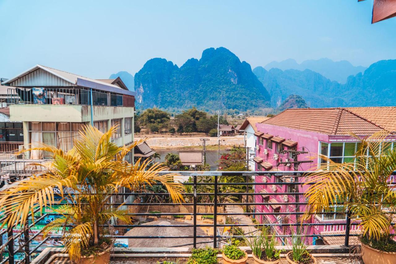 Vang Vieng Sunset Guesthouse & Restaurant Luaran gambar